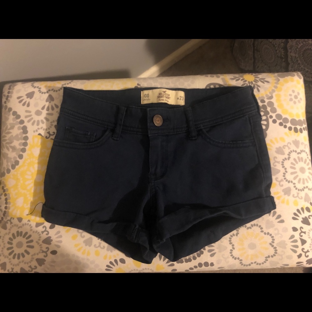 Navy hollister shorts